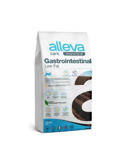 Alleva care gastrointestinal low fat диетична ветеринарна храна за котки 1.5 кг.