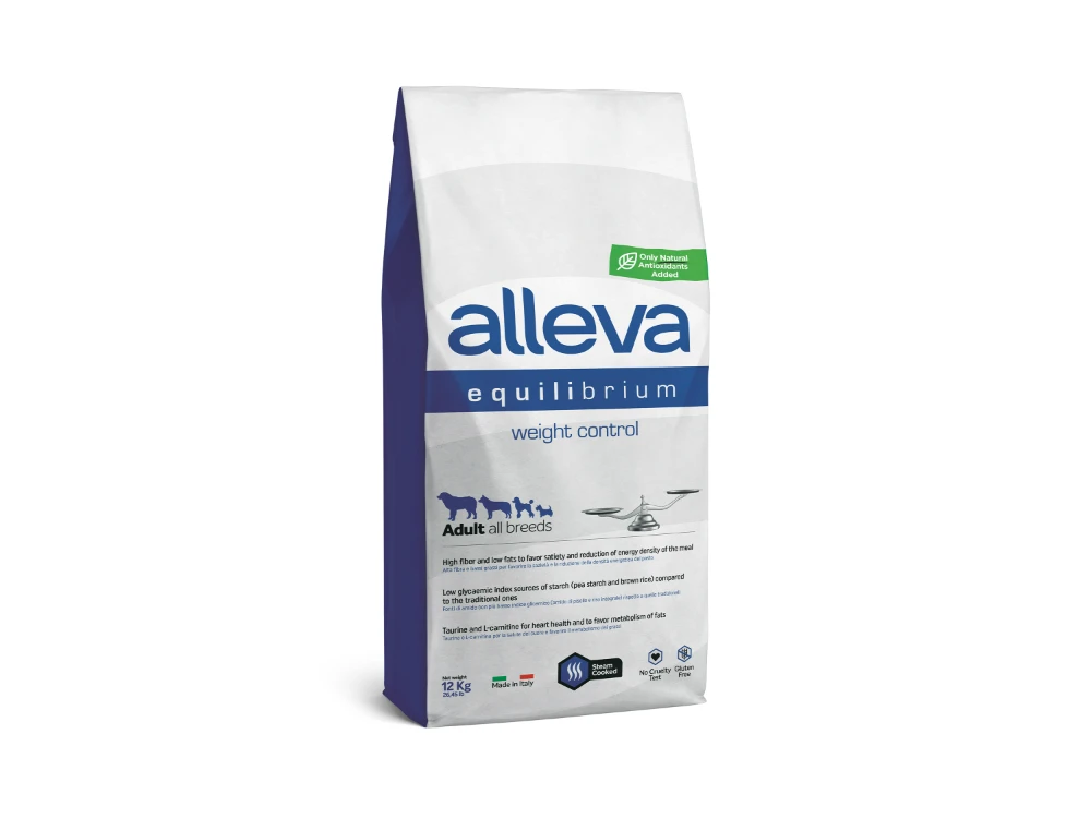 Храна за кучета alleva equilibrium weight control adult all breeds 12 кг.